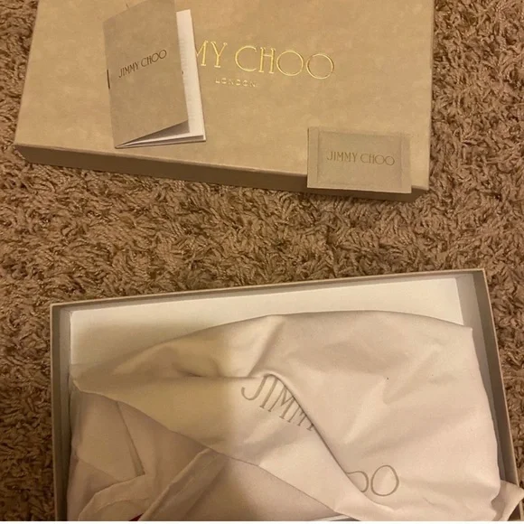 Jimmy Choo Star Wallet Pink/Red with Rhinestones & Original Packaging - Picture 7 of 12